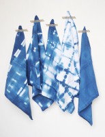 DIY Shibori Indigo Cloth Napkins