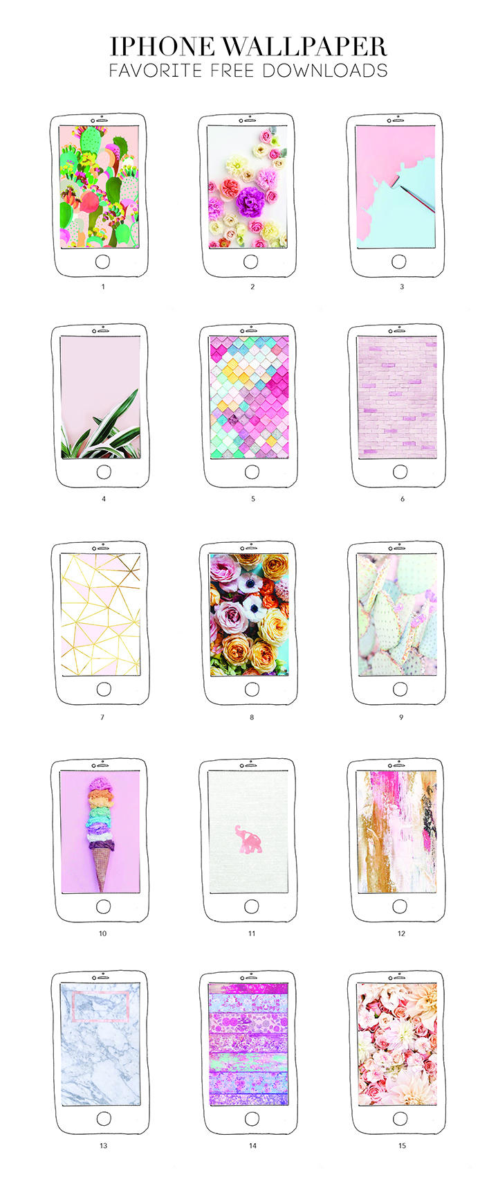 Our 15 Favorite iPhone Wallpaper Free Downloads – the pink edition!