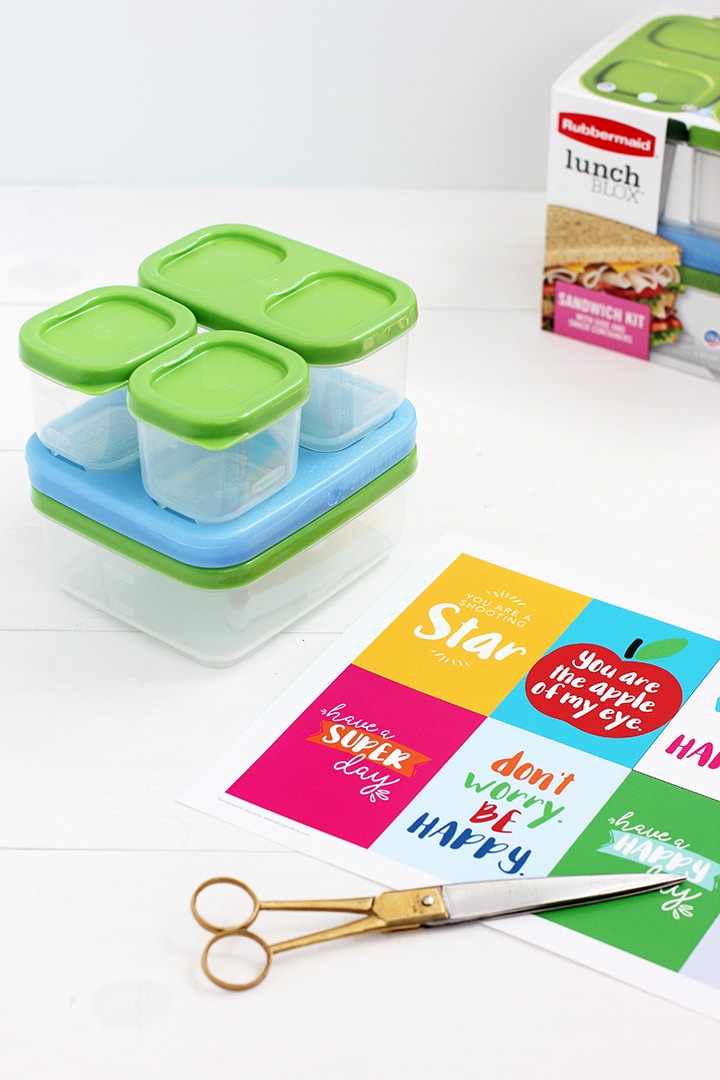 Back to School Healthy Lunch Ideas and Free Printable Lunchbox Notes