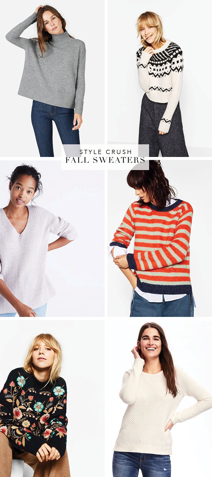 Style Crush – Women’s Fall Sweaters