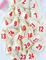 DIY Muslin Bag Advent Calendar