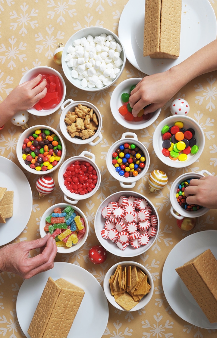 DIY Graham Cracker Gingerbread Houses