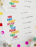 New Year’s Resolutions Free Printable