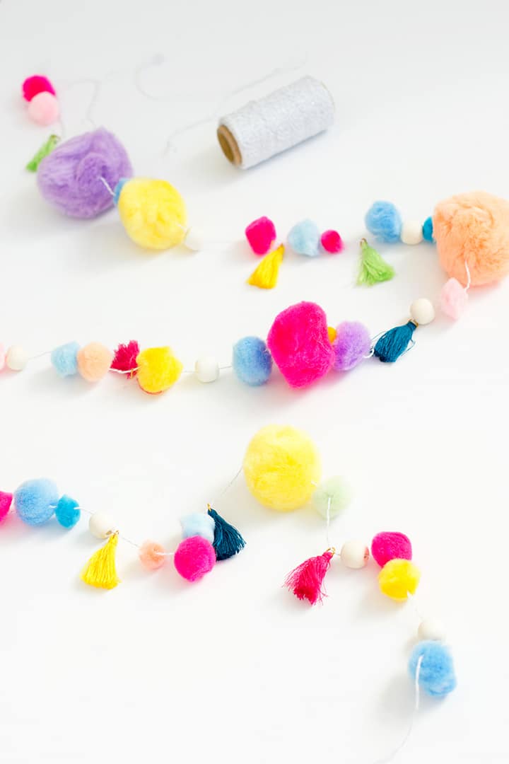 DIY Pom Tassel Bag Charm - Alice and Lois