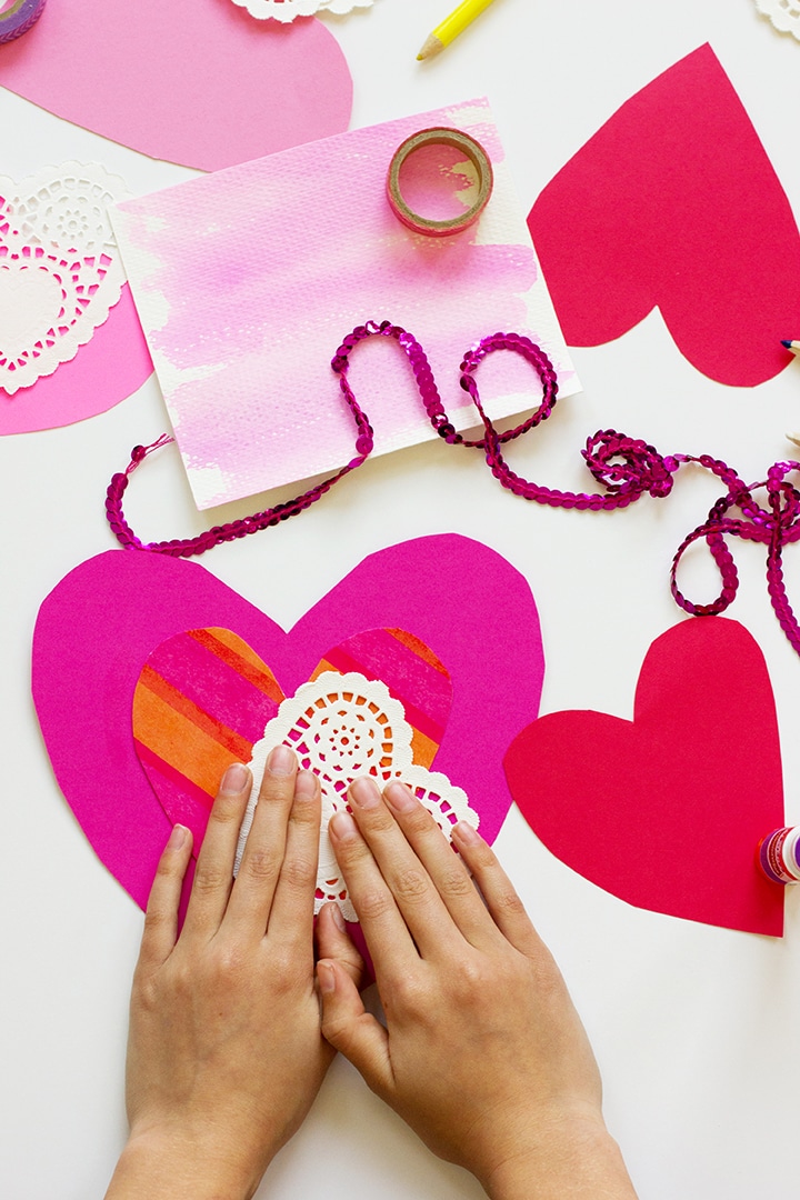Spreading Kindness with Handmade Valentine's Hearts