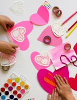 Spreading Kindness with Handmade Valentine Hearts