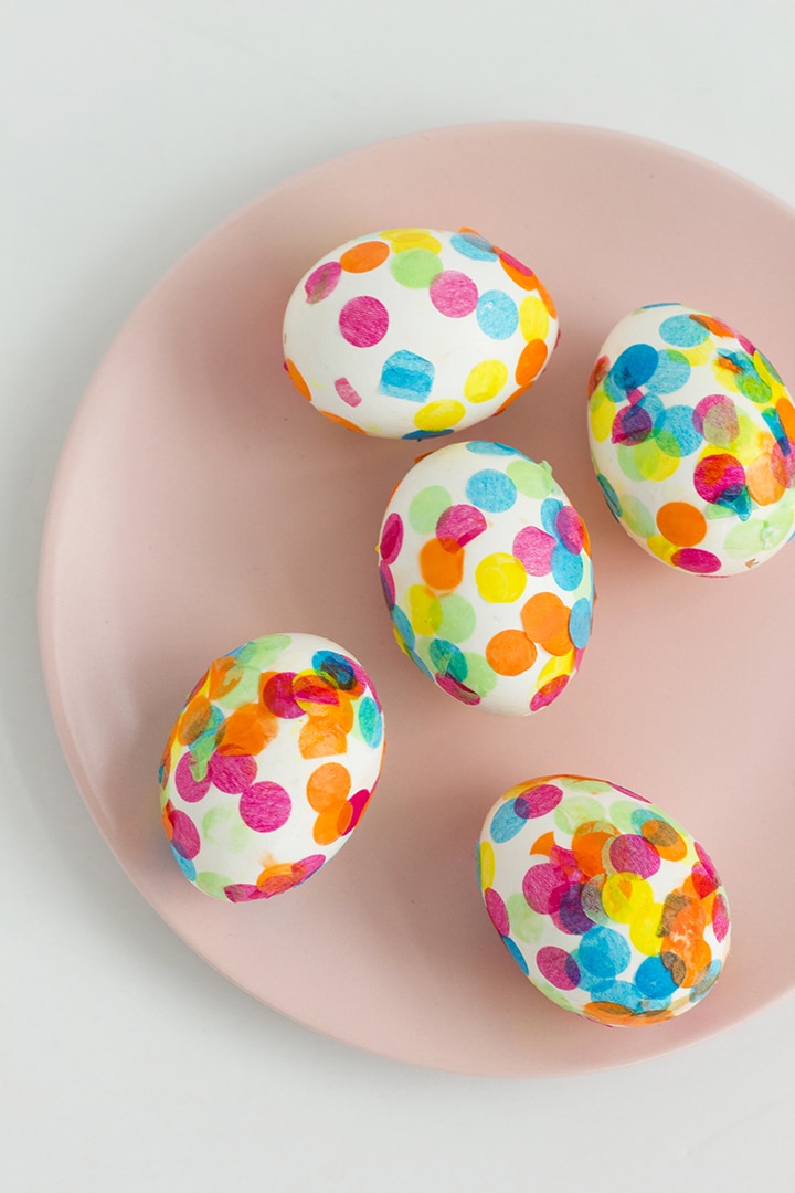 DIY Confetti Easter Eggs