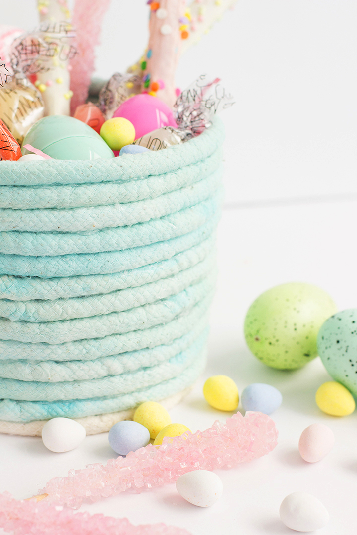 DIY Fabric and Rope Easter Basket – Joy's Life