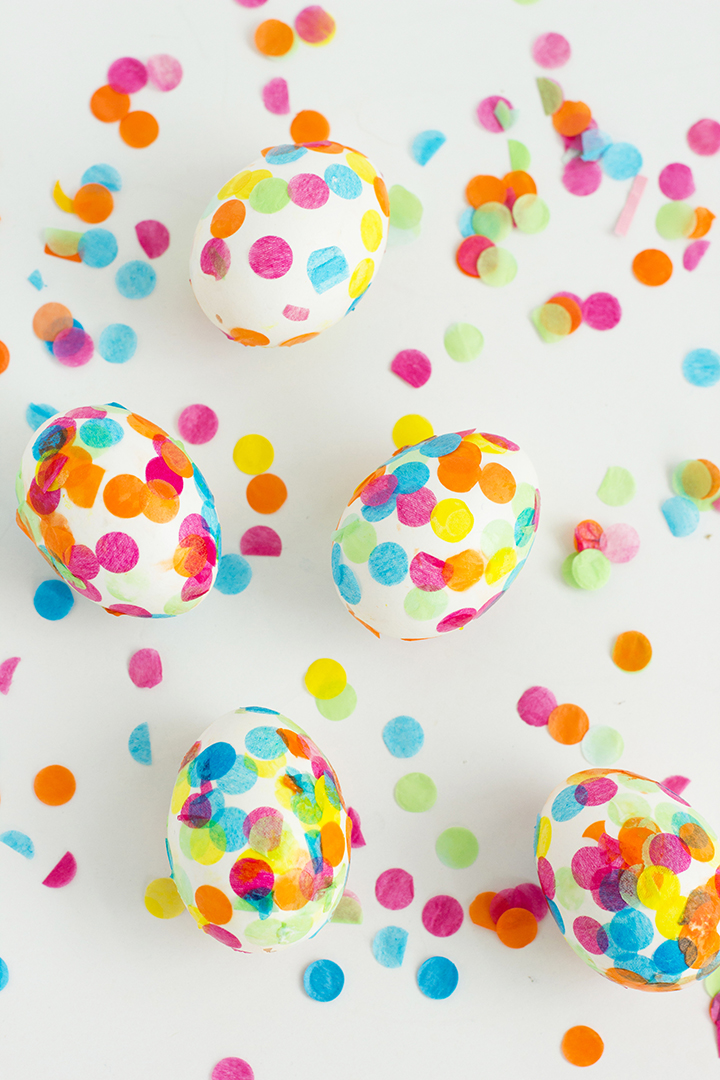 DIY Confetti Easter Eggs