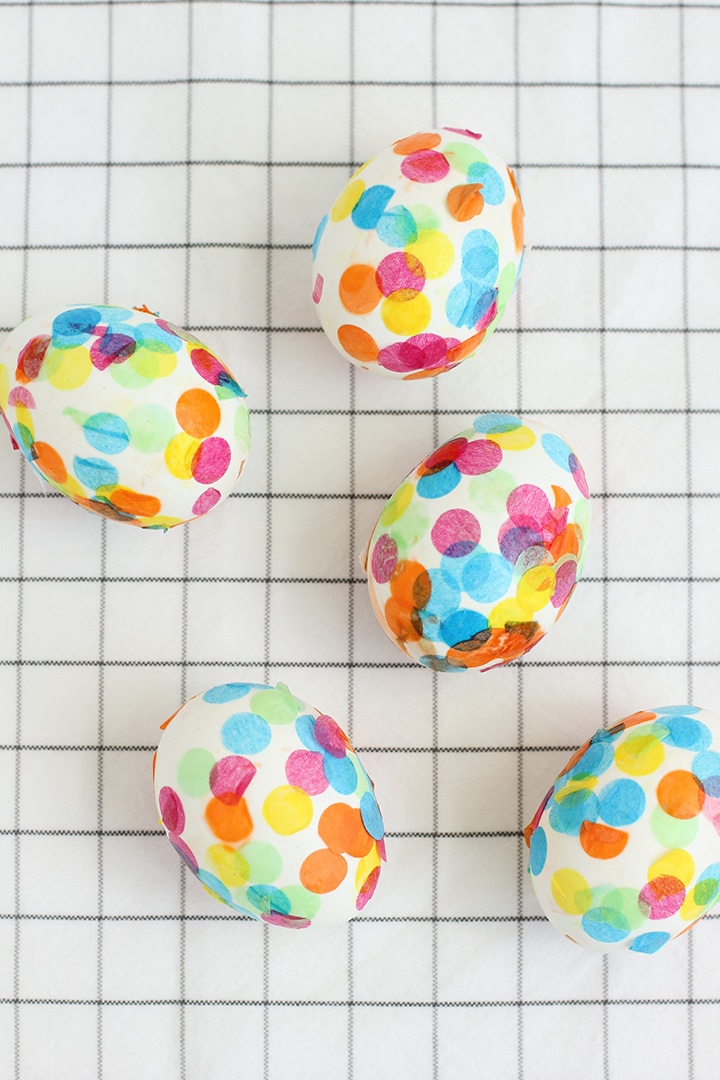 DIY Confetti Easter Eggs