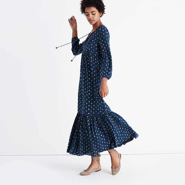 spring dress from madewell