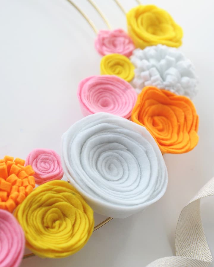 Learn how to make these sweet DIY Felt Flowers!