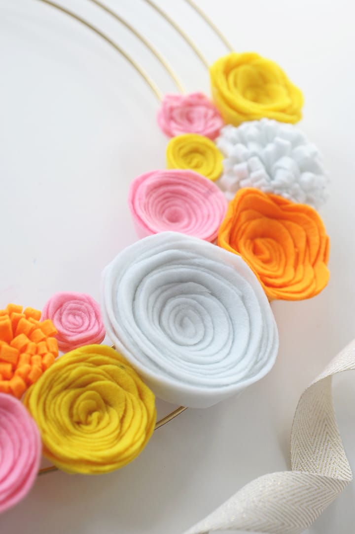 Learn how to make these sweet DIY Felt Flowers!