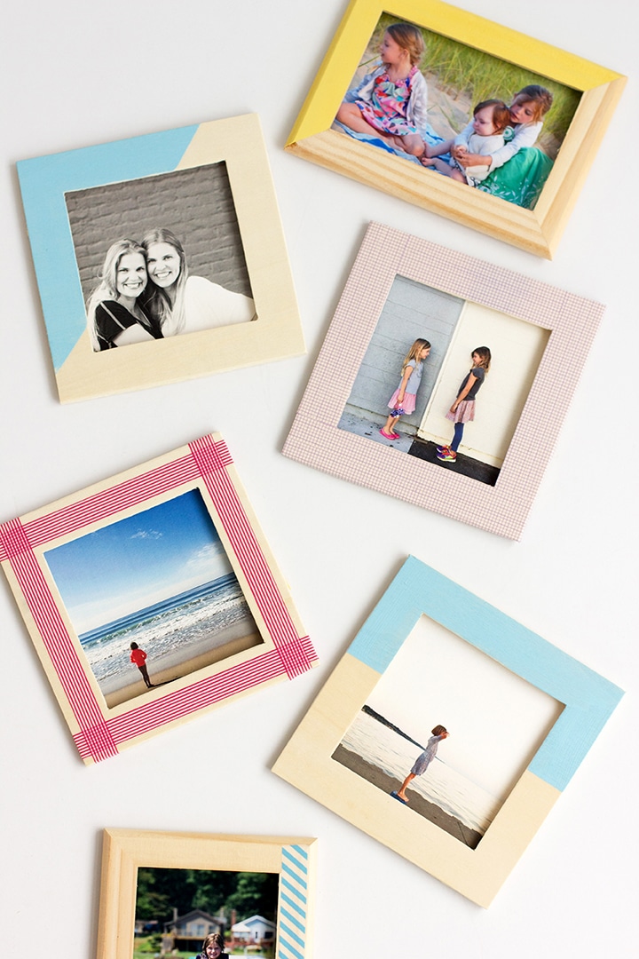 DIY Washi Tape Wood frames