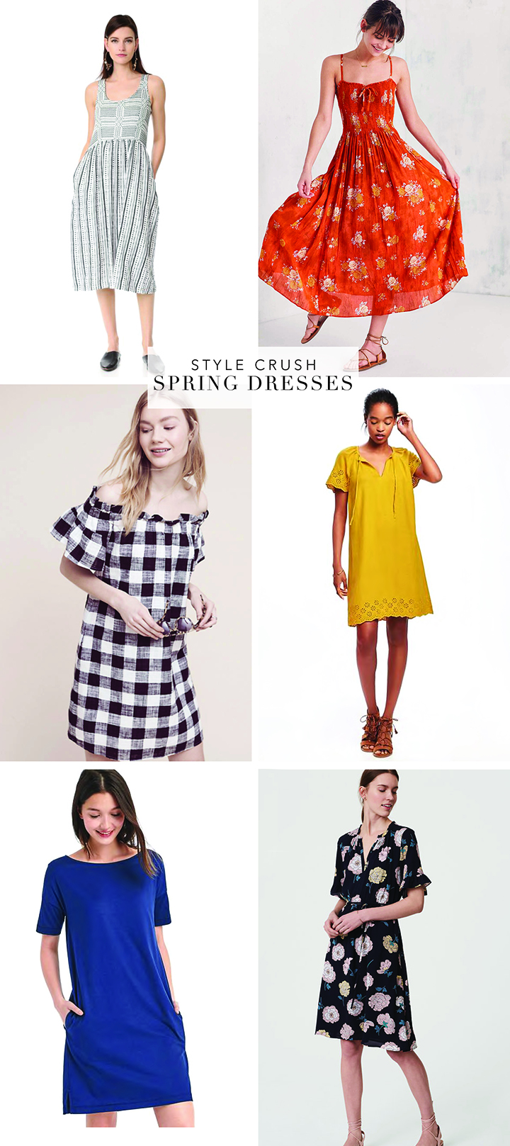 Favorite spring dresses for women.