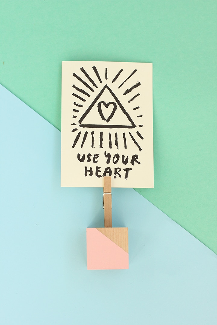 DIY Wood Block Craft: Create Your Own Picture Holder