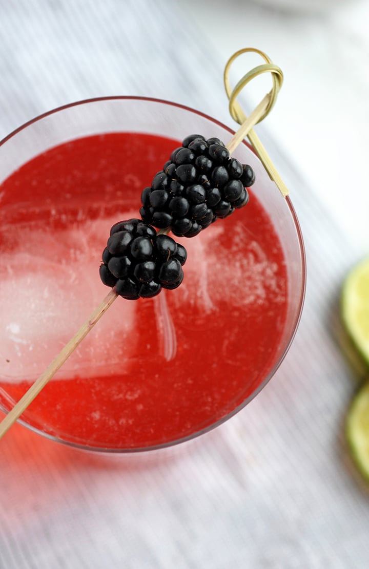 Loving this drink for summer parties – Blackberry Tequila Cocktail
