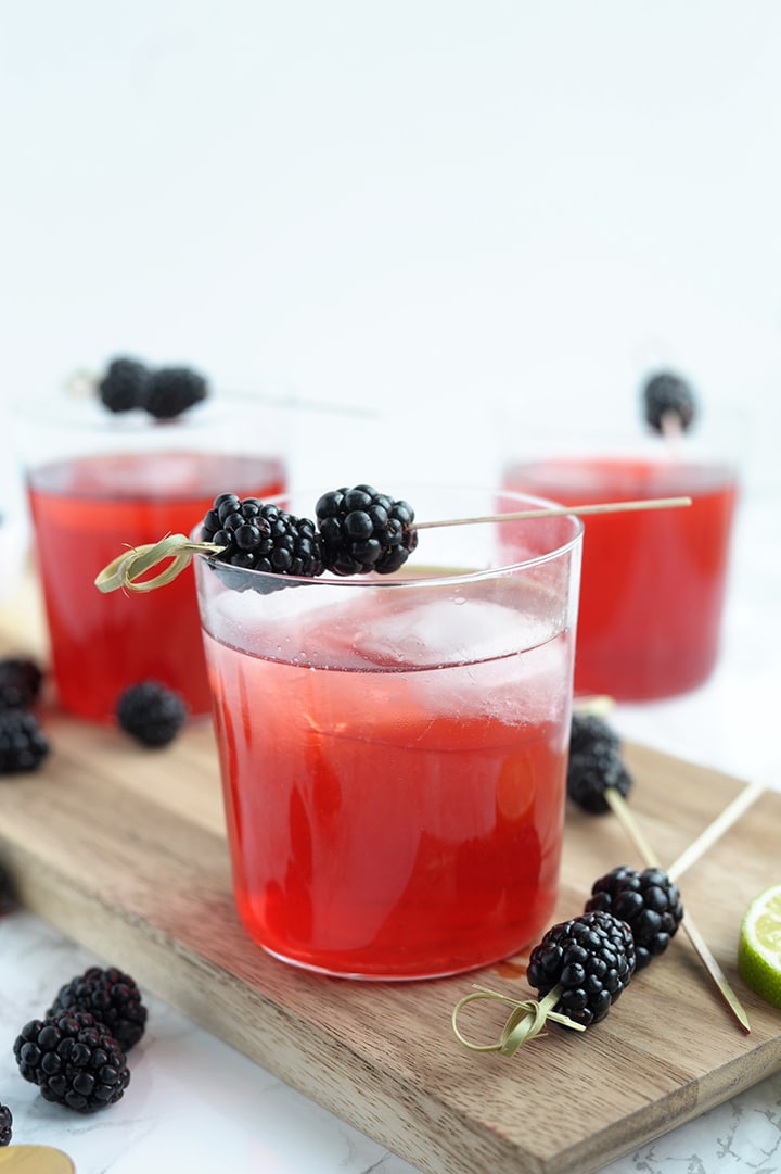 Try this Blackberry Tequila Cocktail for a summer barbecue