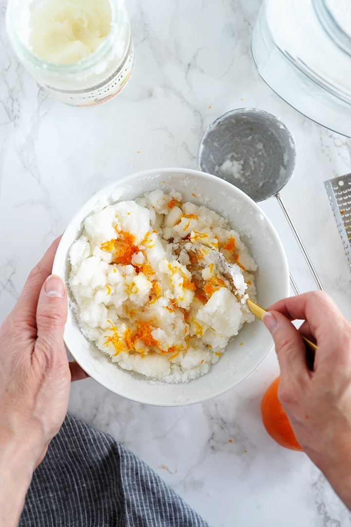 Make this DIY Citrus Sugar Scrub in under five minutes!