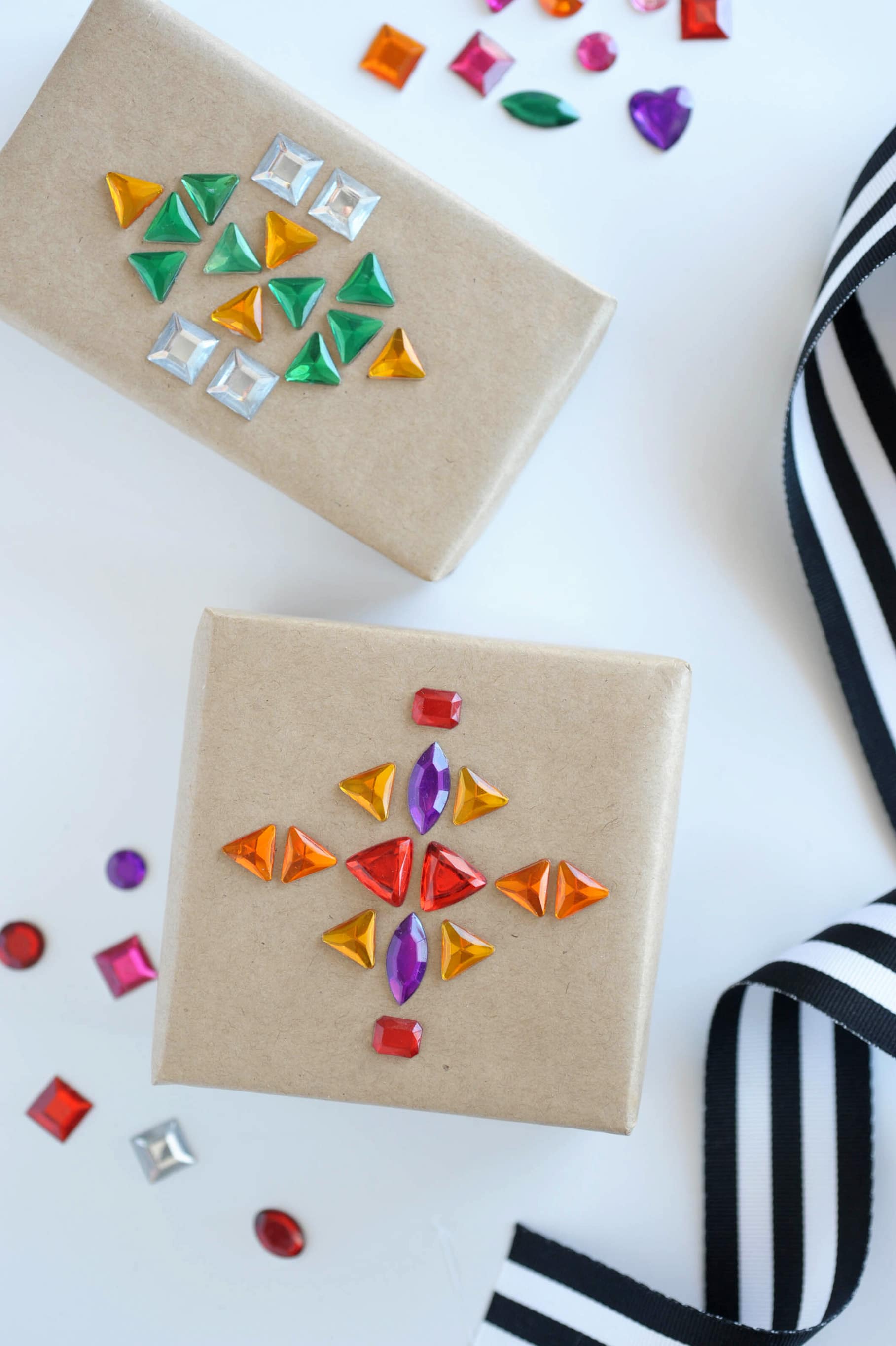 Add some color and pattern to make your gift wrap special!