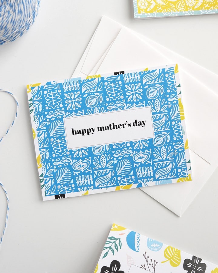 Free Printable Mother's Day cards. Just download and print and send to your sweet mama!