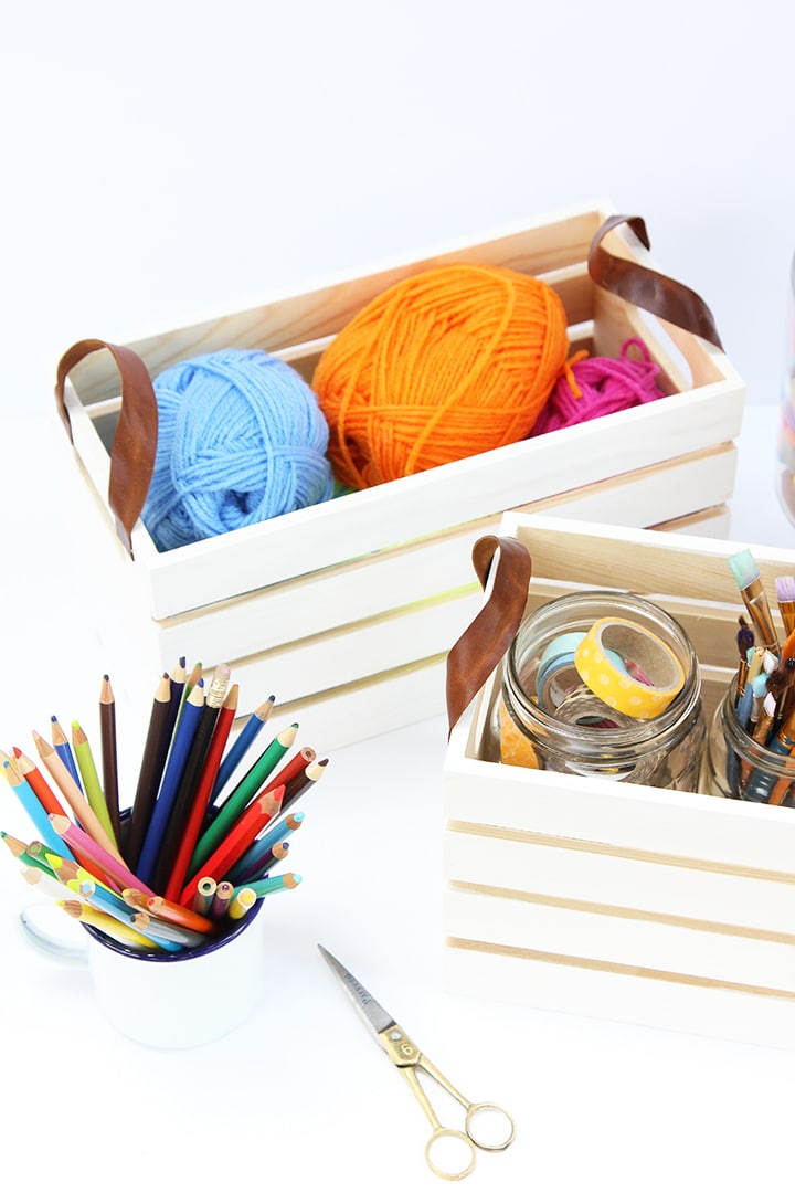 DIY Wood Storage Crate