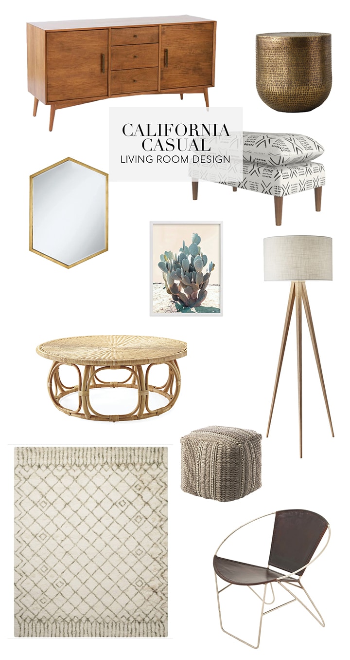 California Casual Style | Living Room