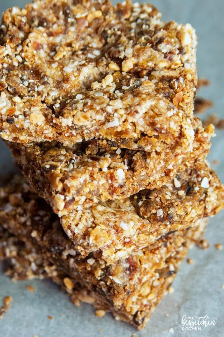 30 Favorite Whole 30 Recipes, including these delicious Coconut Cashew Bars