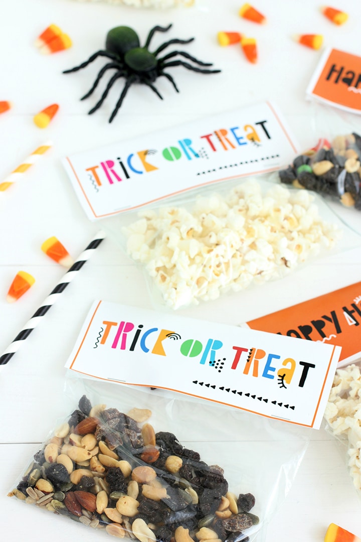 Halloween Snack Bag Toppers Free Printable - Alice and Lois