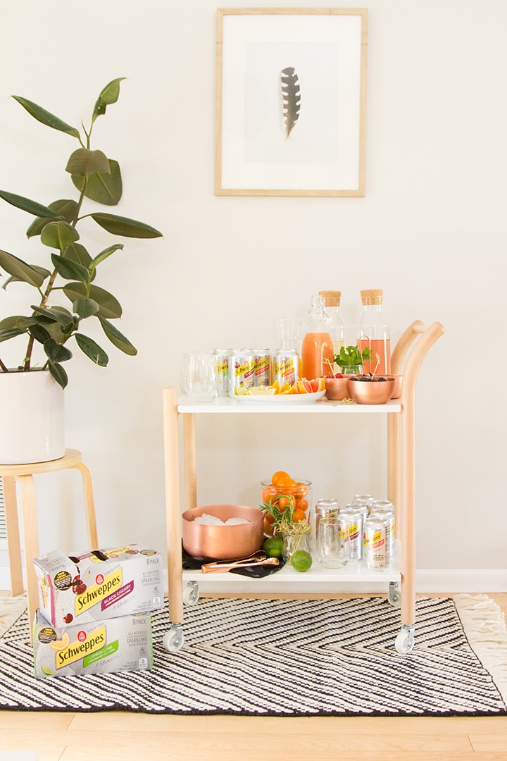 Wine Spritzer Bar Cart