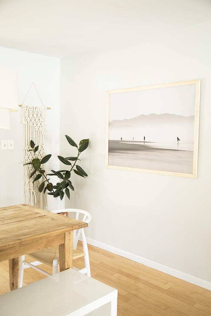 DIY Large Scale Print Wood Frame