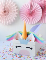 DIY Unicorn Valentine’s Card Box