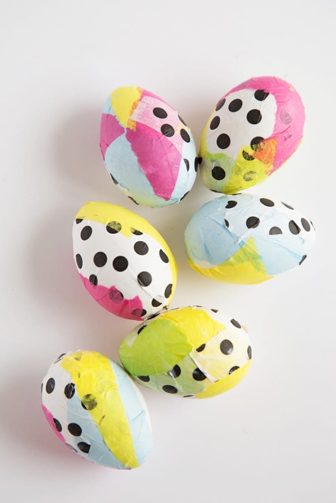 DIY Tissue Paper Easter Eggs Alice and Lois