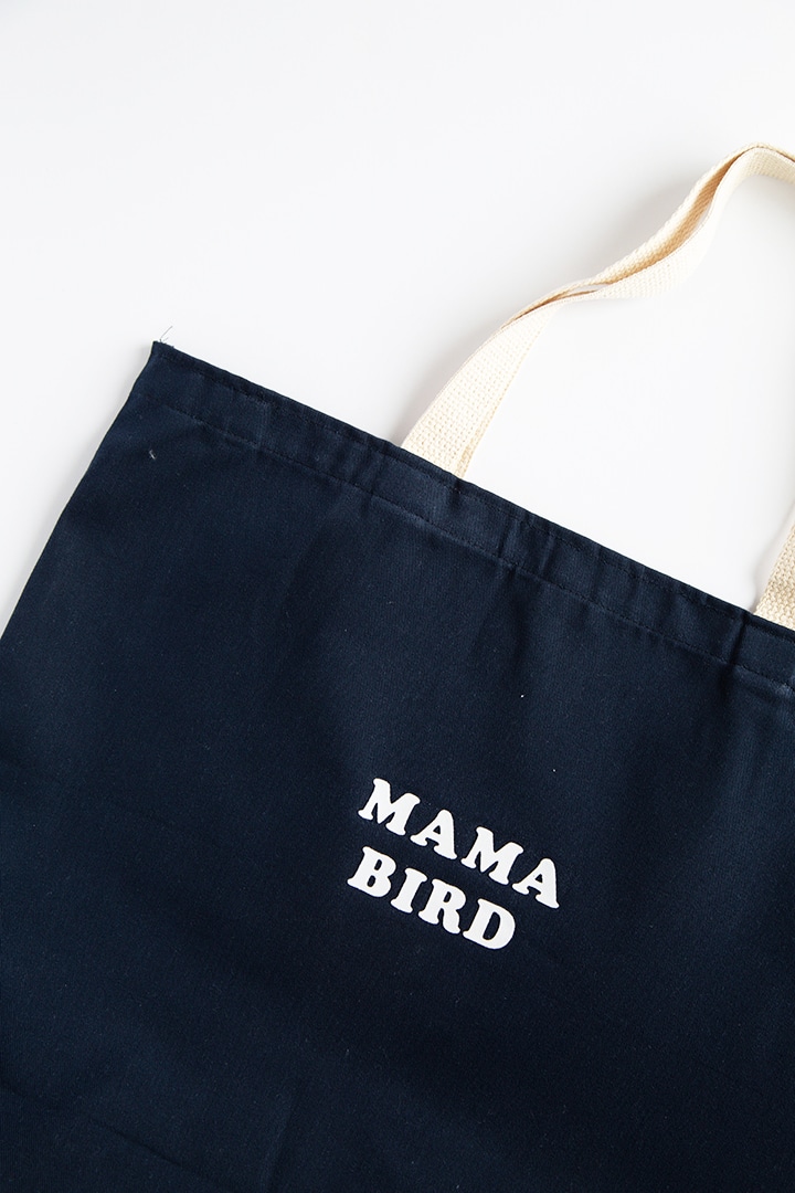 DIY Mother's Day Iron On Tote Bag