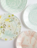 DIY Fabric Lined Glass Plates