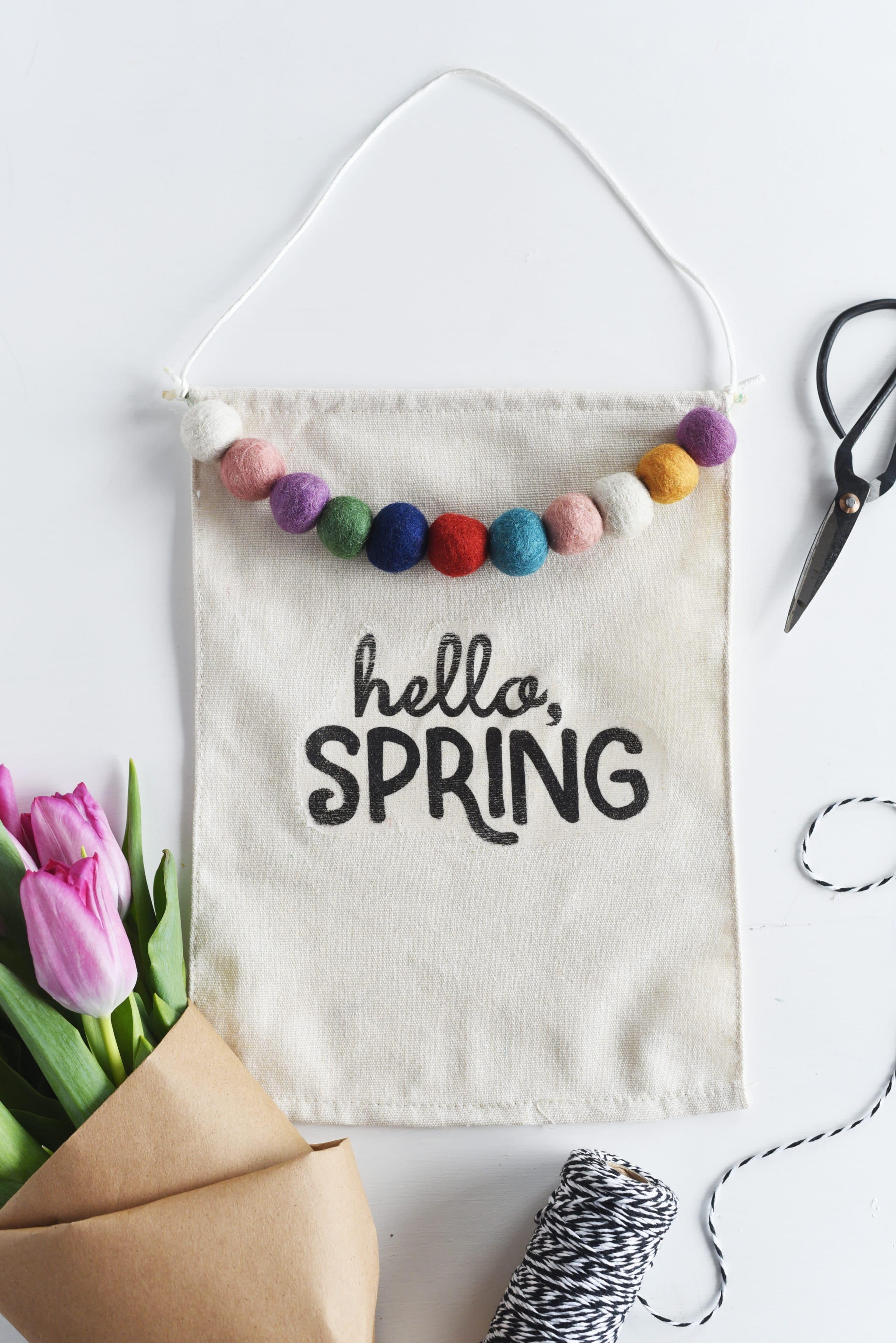 DIY Spring Banner