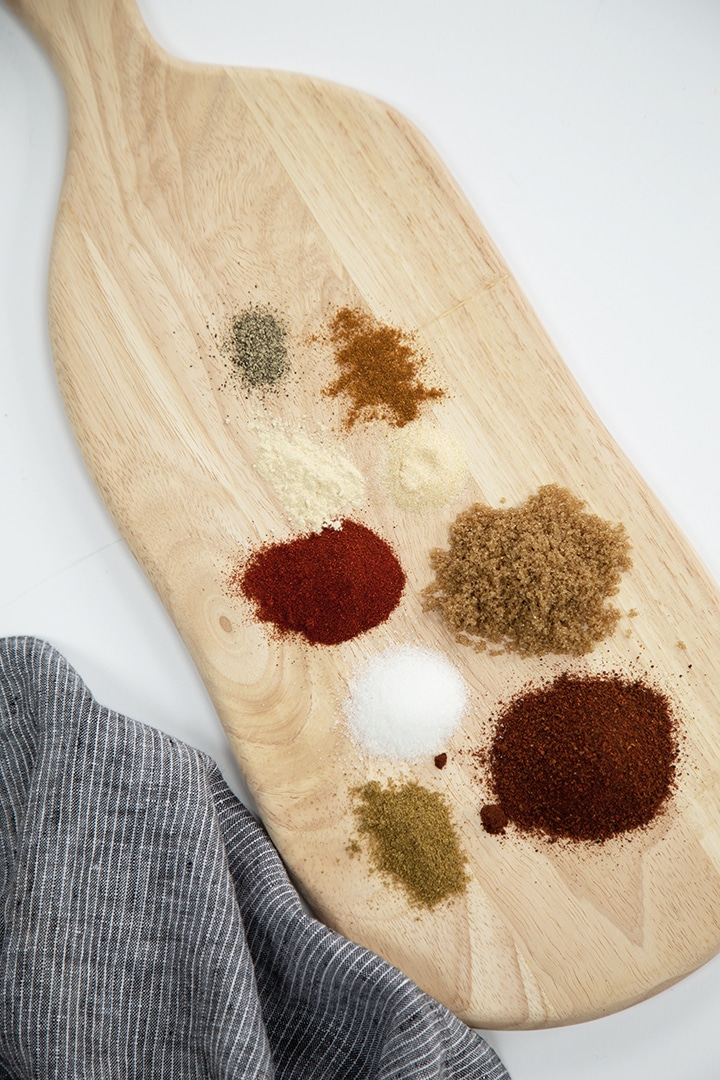 BBQ Spice Rub ingredients