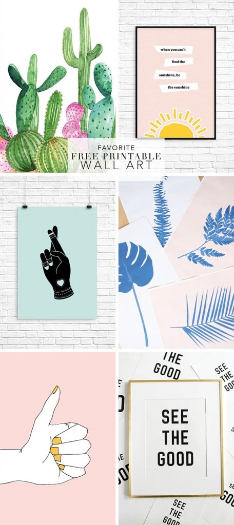 Favorite Wall Art Free Printables - Alice and Lois