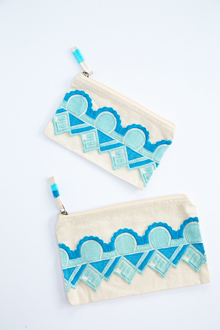 No-Sew Embellished Pouch
