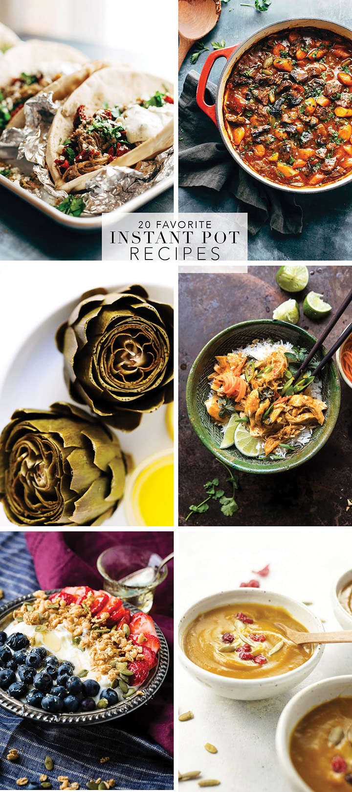 20 Favorite Instant Pot Recipes