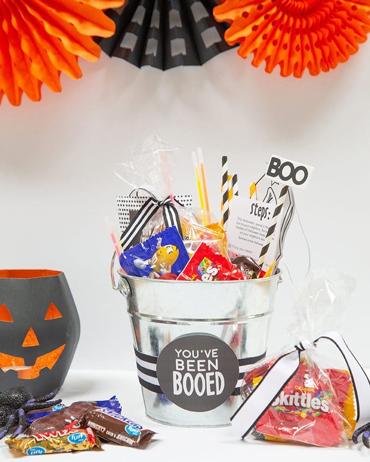 Have you been booed? Start a Halloween Boo Basket tradition in your neighborhood this Halloween!