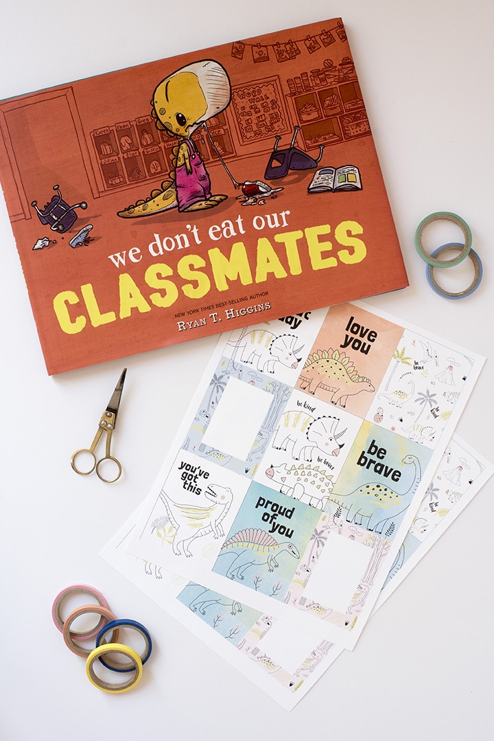 Dinosaur Lunch Box Notes| Instant Download