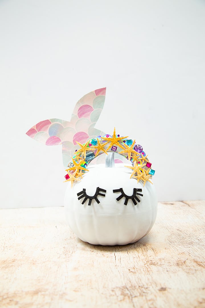 DIY Mermaid Pumpkin