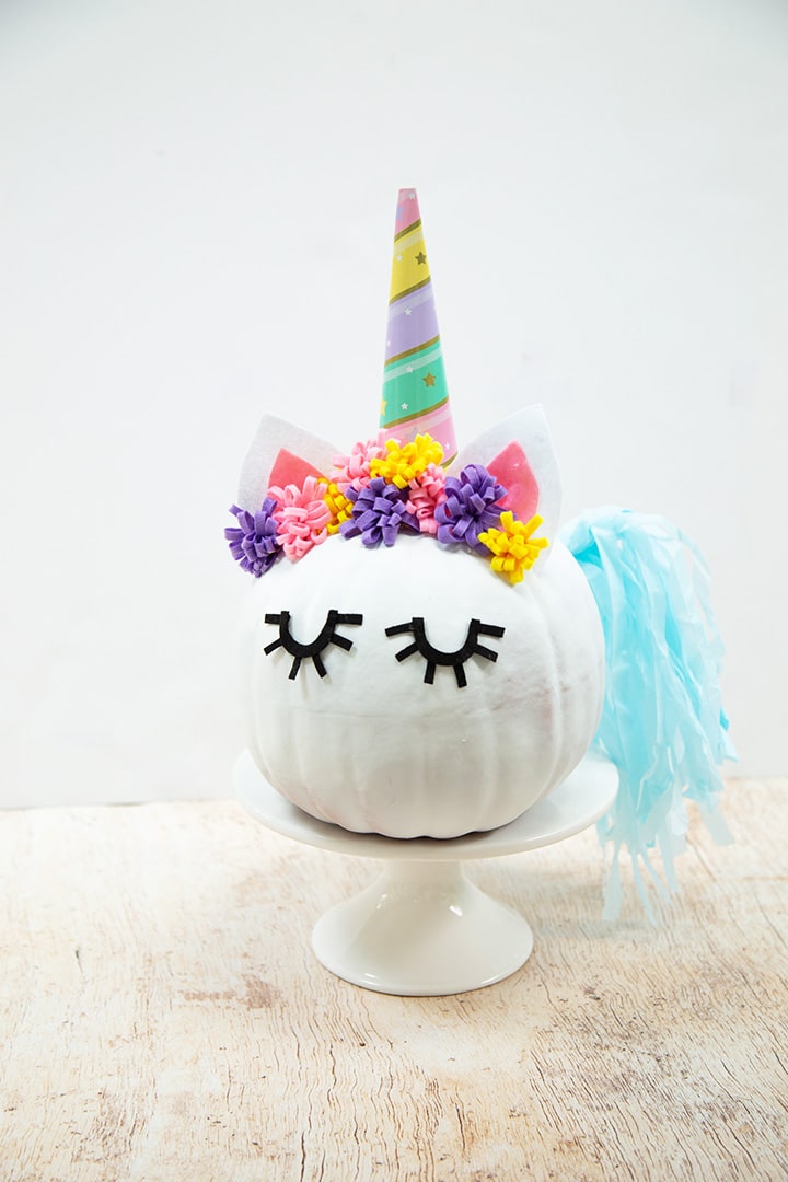 DIY Unicorn Pumpkin