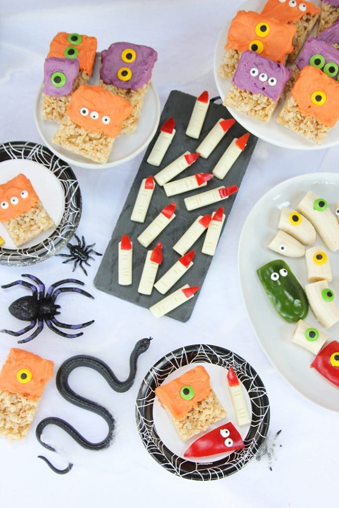 Simple Halloween Snacks for Kids - Alice and Lois