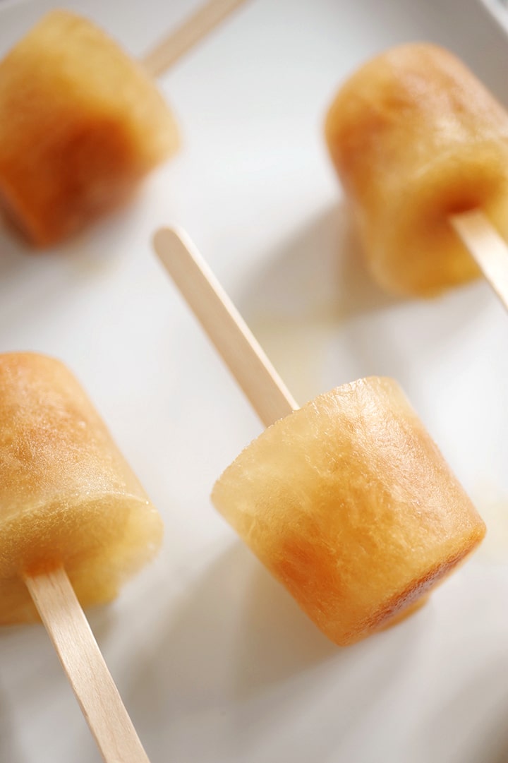 Apple Cider and Honey Popsicles