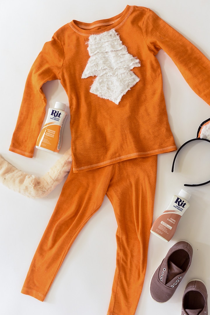 Easy DIY Fox Costume Alice and Lois