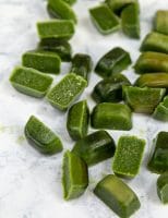 Green Smoothie Ice Cubes