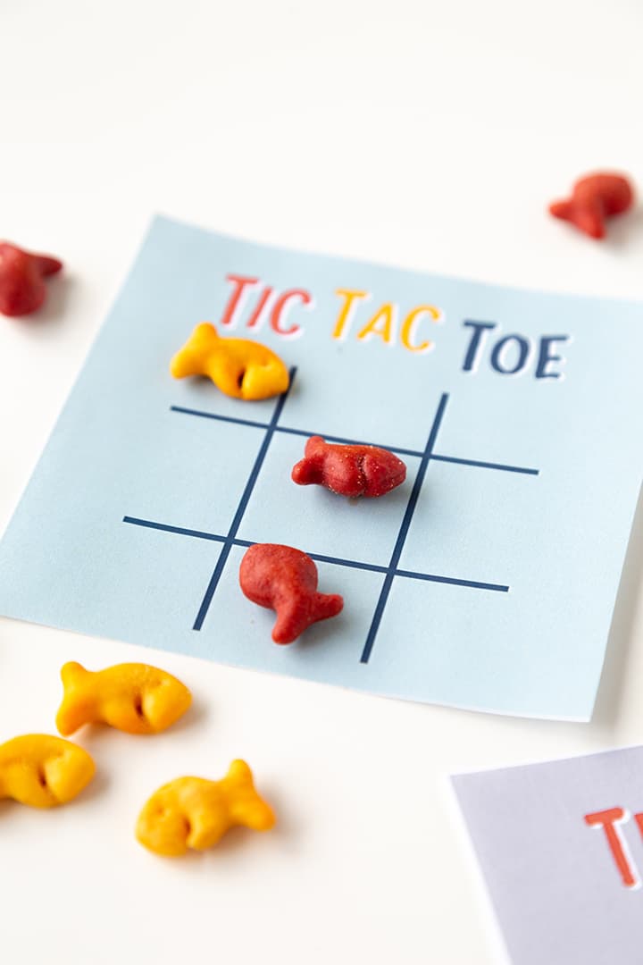 Free Printable Tic Tac Toe game #tictactoe #freeprintable #kids