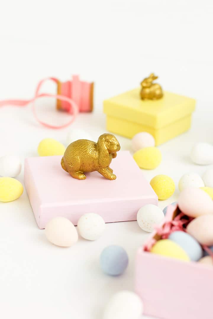 DIY Easter Treat and display boxes #easter #DIY